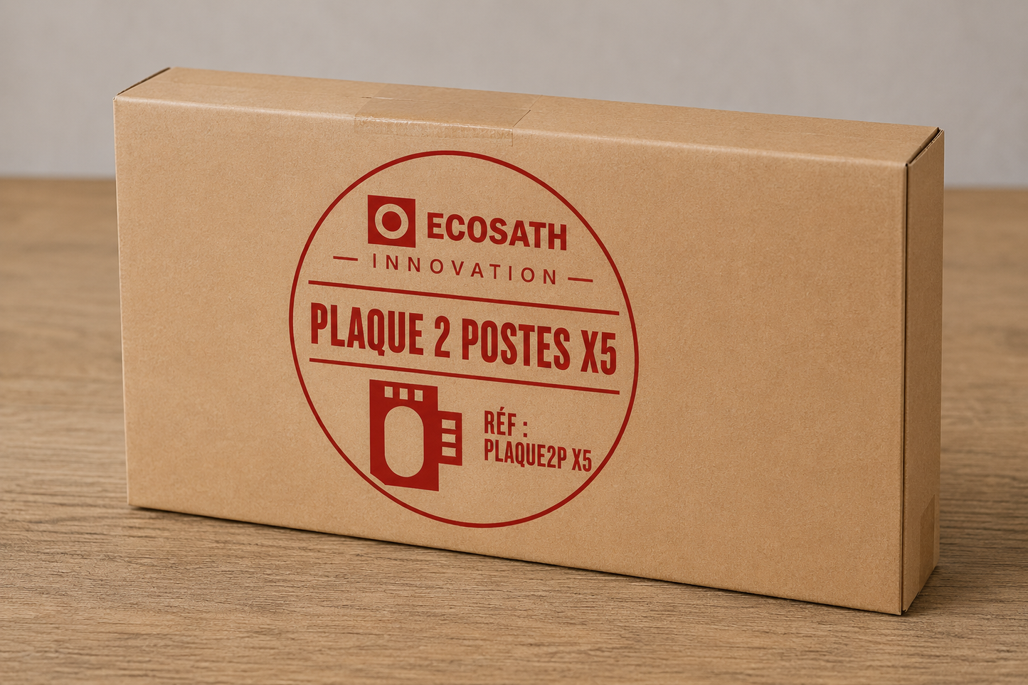 Cadre double pour boite 2 postes