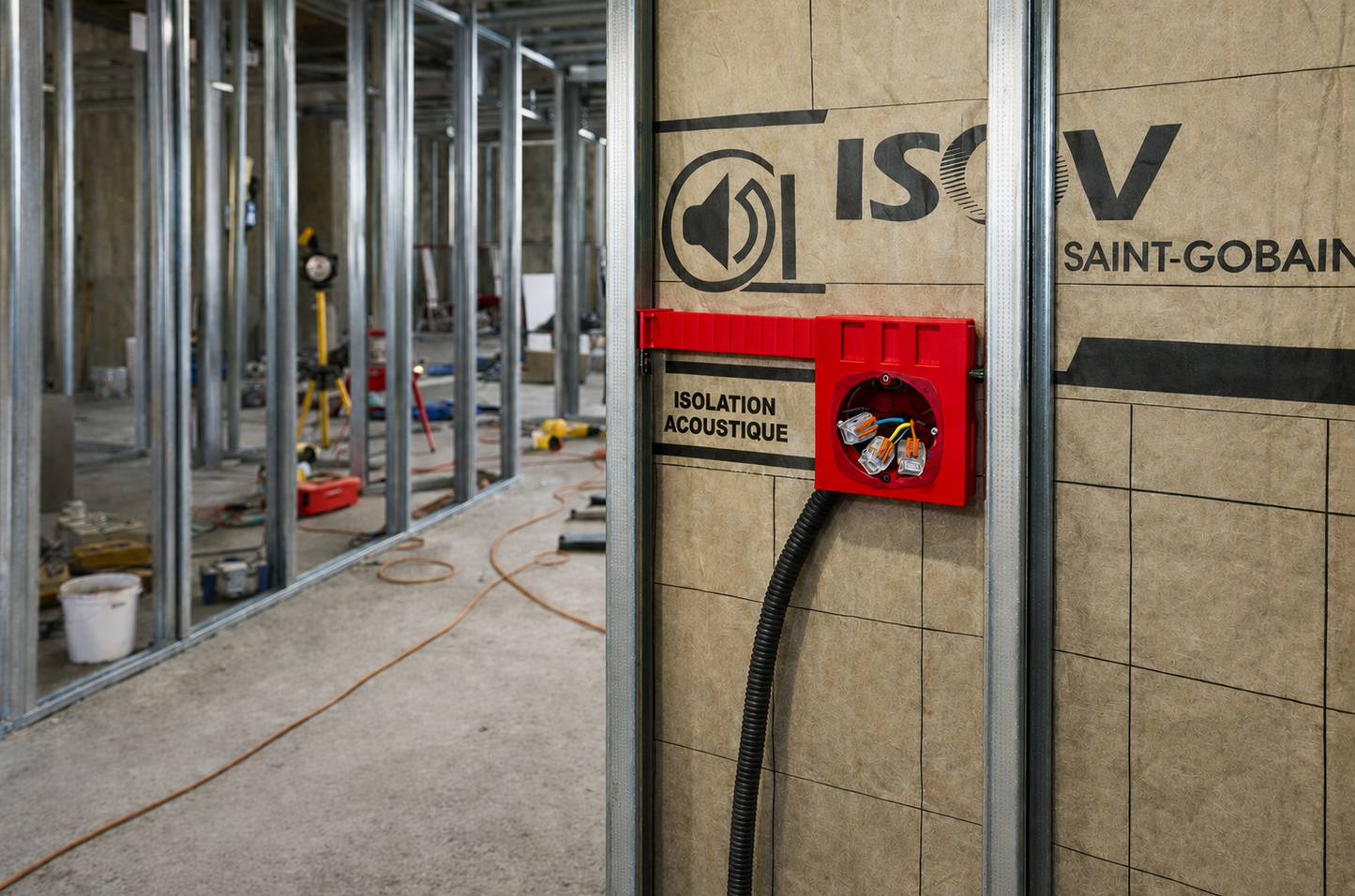 Cadre simple pour boite 1 poste