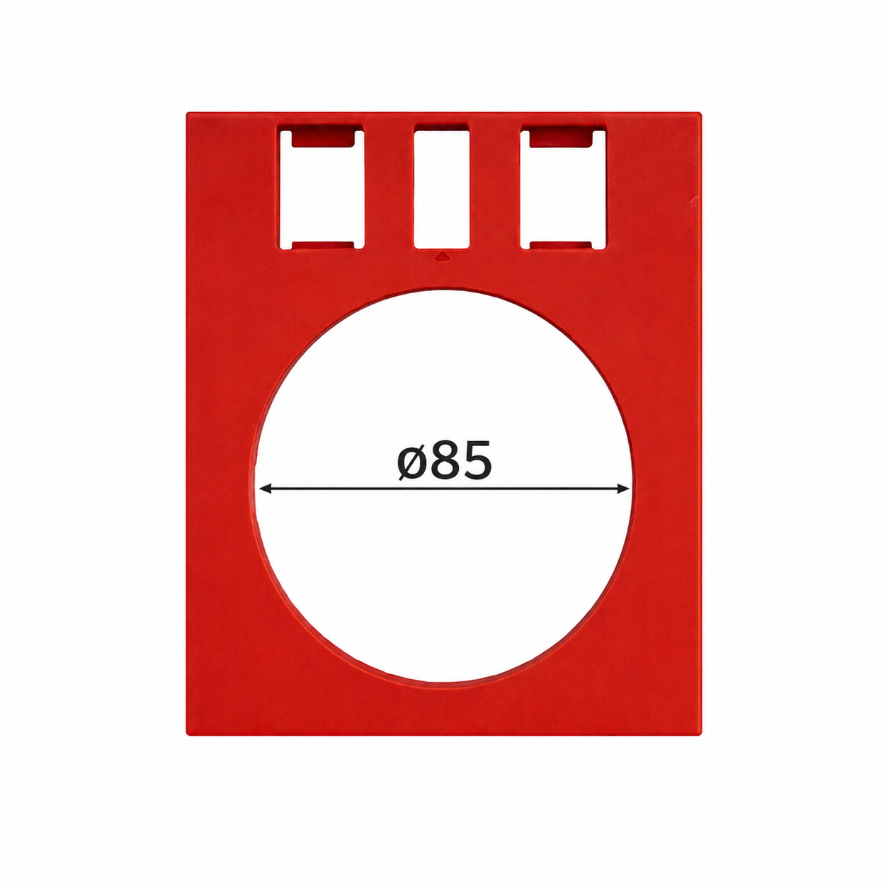 Cadre simple Ecosath ø85 Pour boite 32A