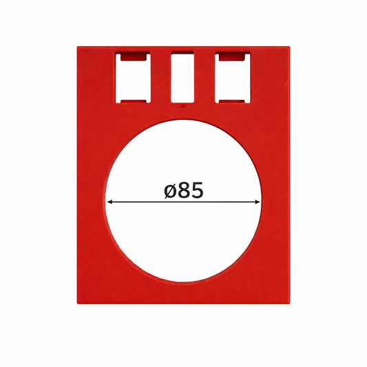 Cadre simple Ecosath ø85 Pour boite 32A